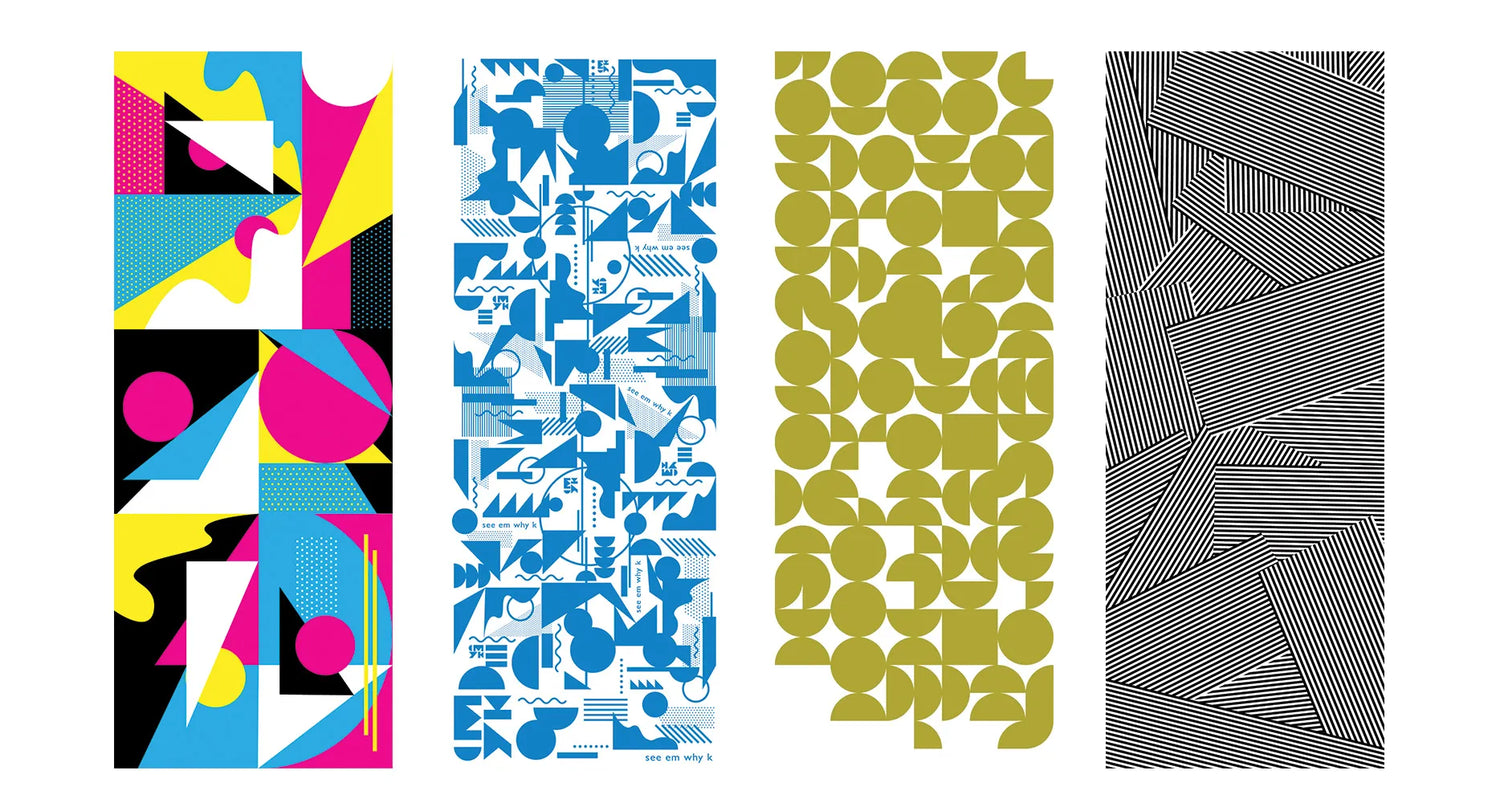Graphic Tenugui Gauze Hand Towel - Yamamotojin Shoten