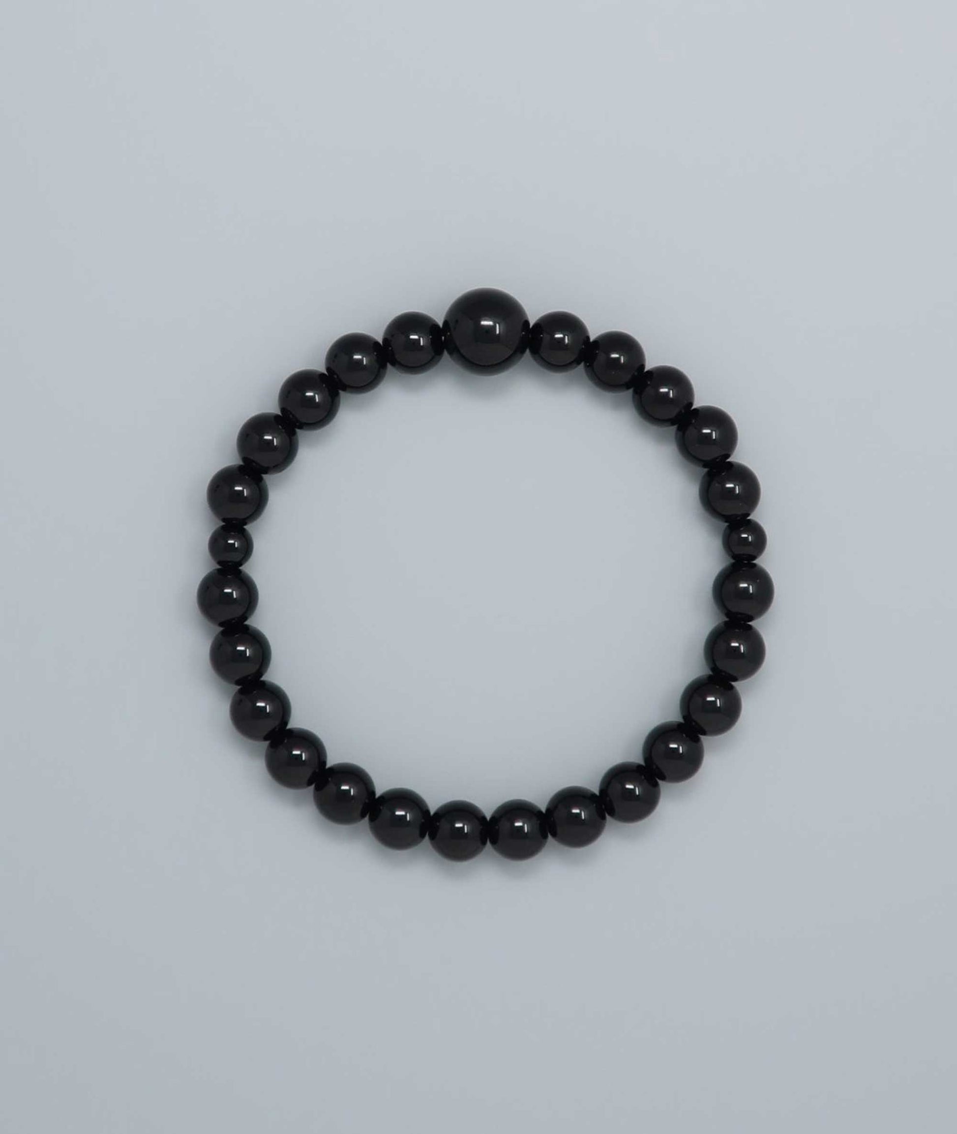 Pure Black Onyx Bracelet - Kyoto Kanbe Juzu
