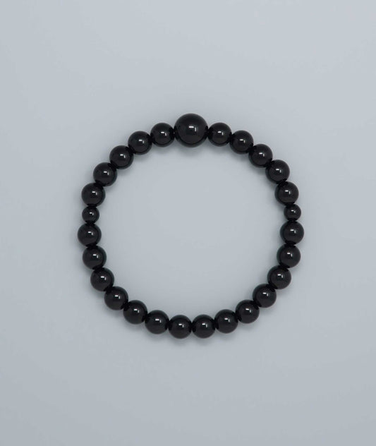 Pure Black Onyx Bracelet - Kyoto Kanbe Juzu