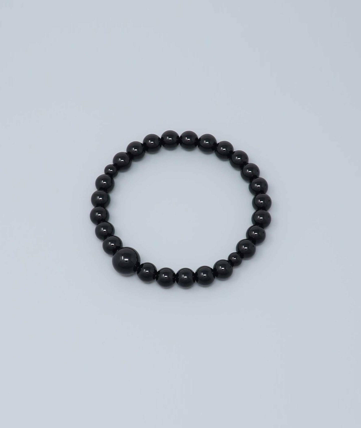 Pure Black Onyx Bracelet - Kyoto Kanbe Juzu
