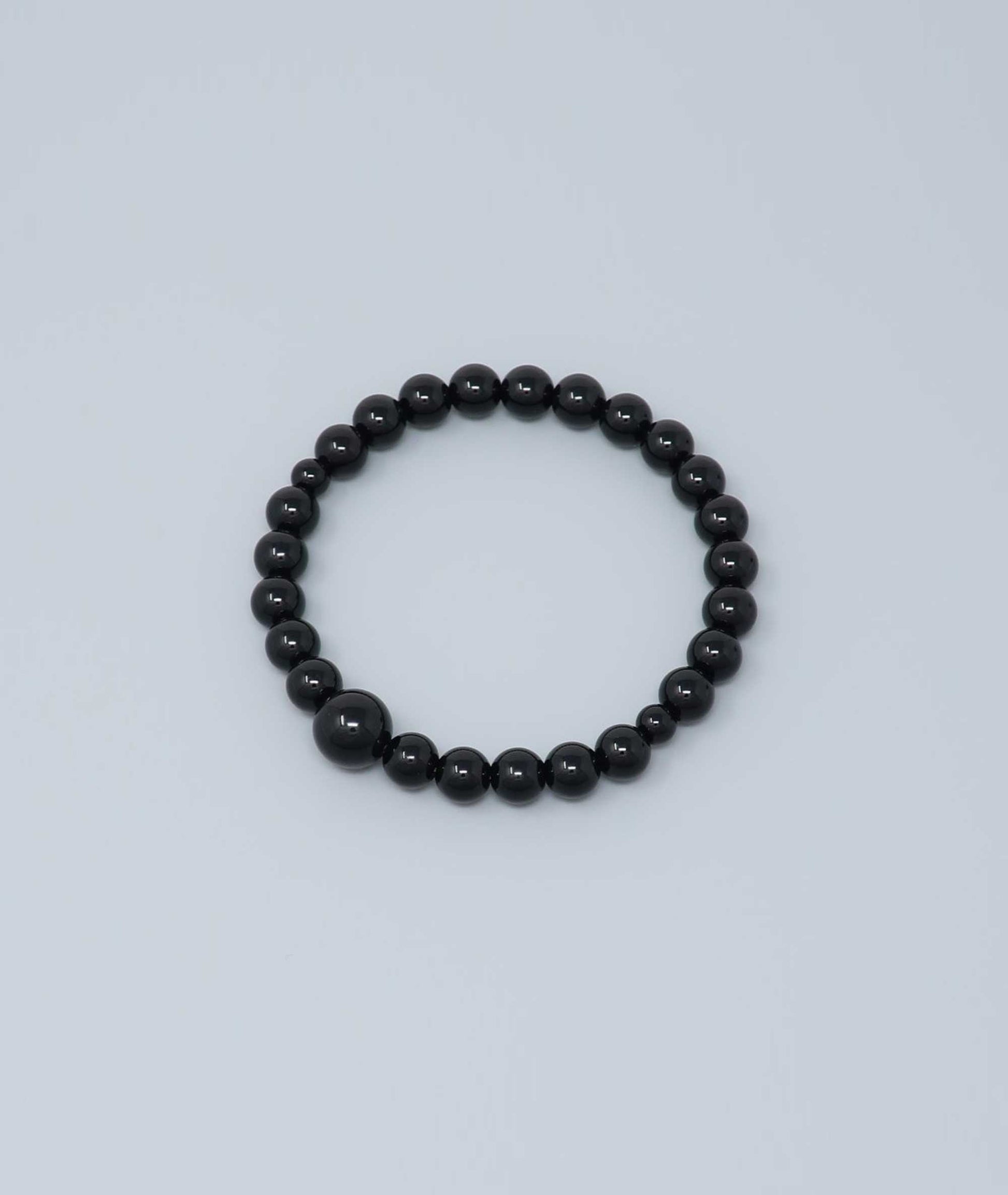 Pure Black Onyx Bracelet - Kyoto Kanbe Juzu