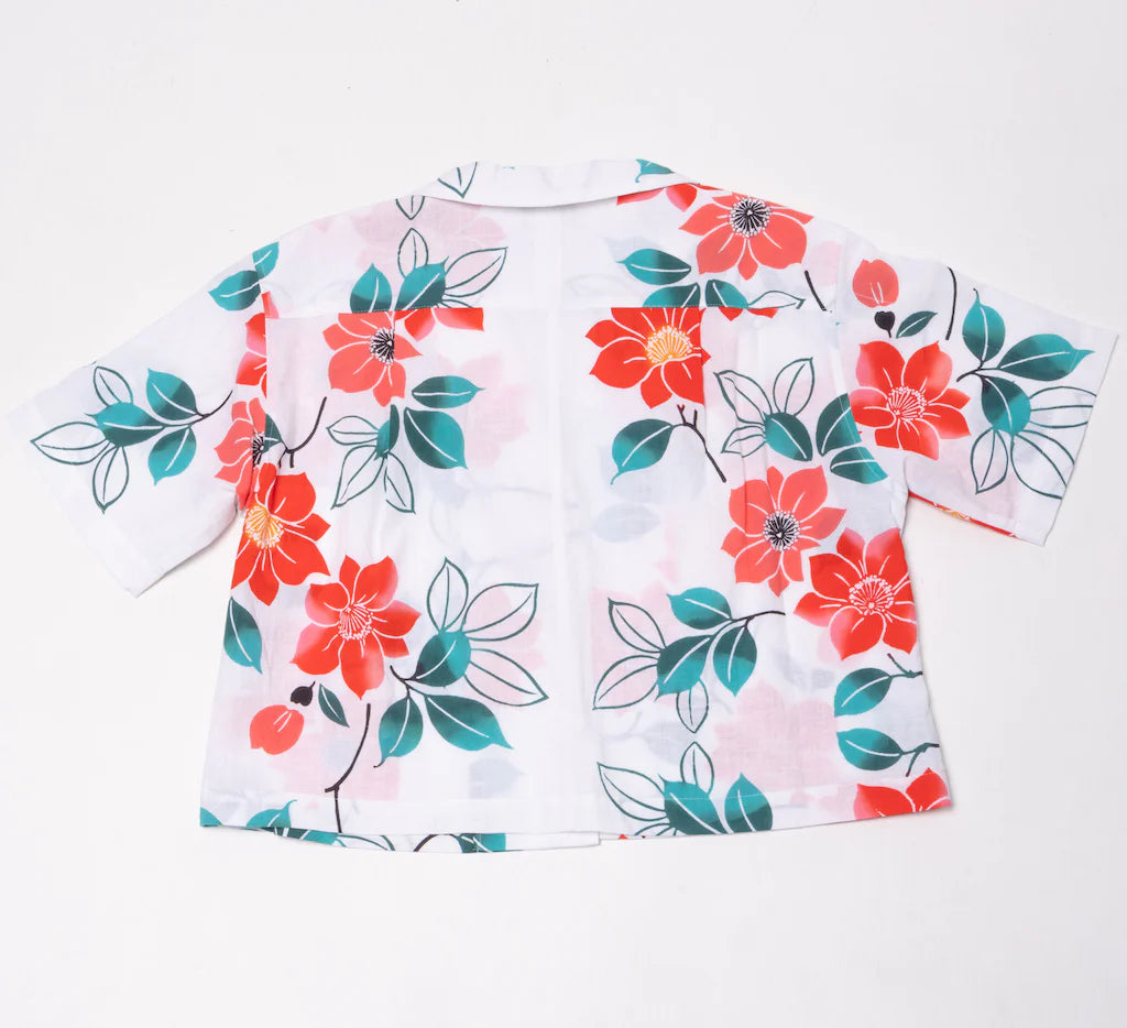 Tsubaki Crop Shirt - SAI Japan Vintage