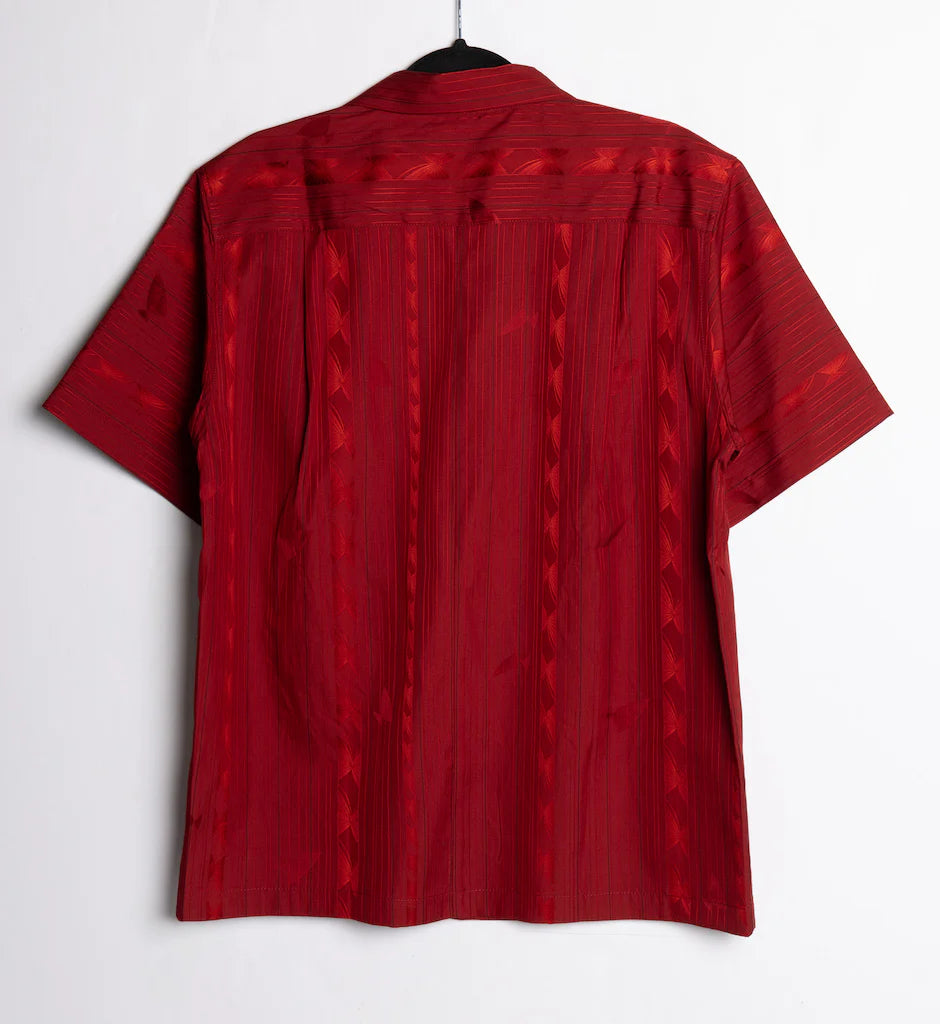 Dark Red Kimono Shirts - SAI Japan Vintage