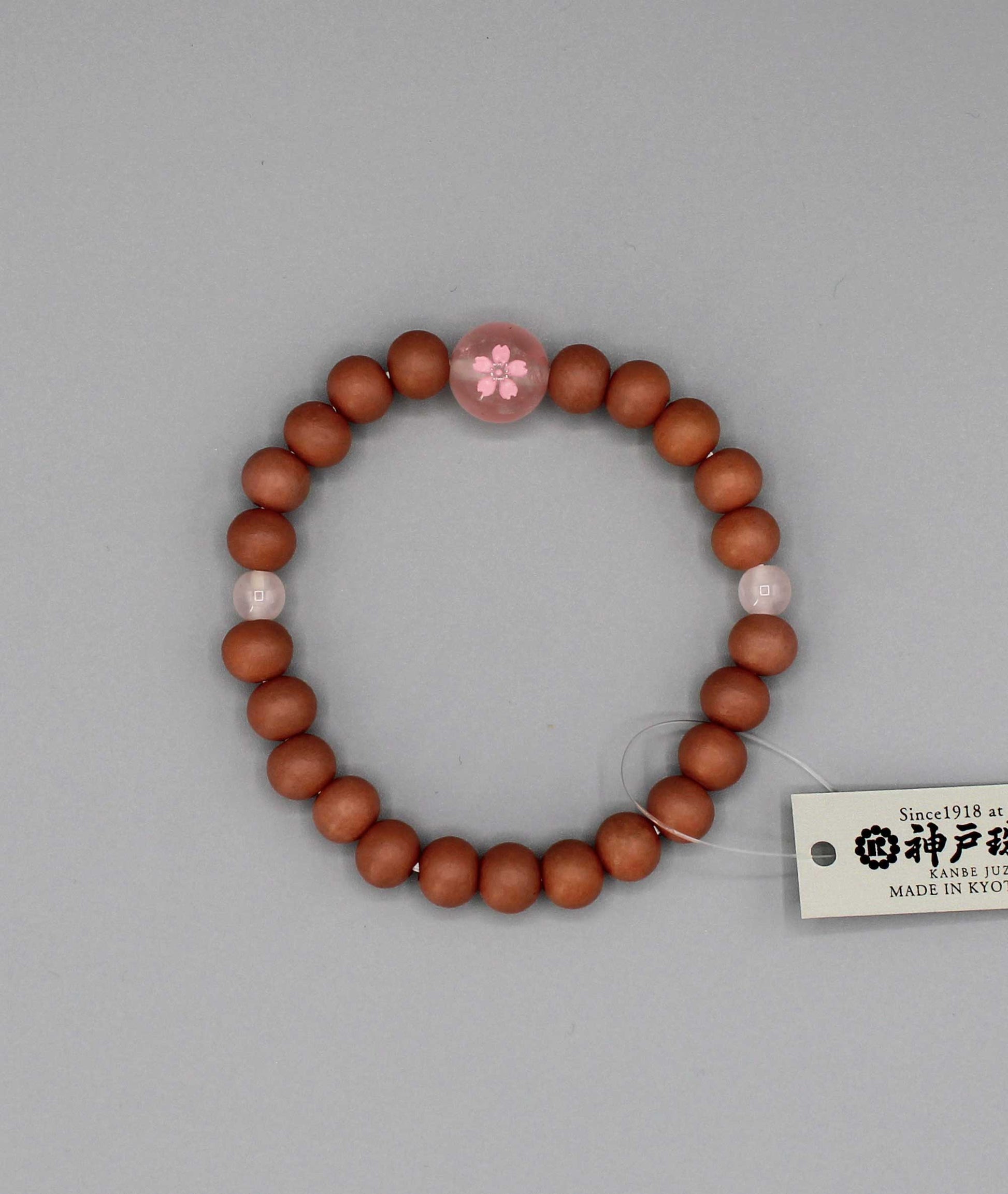 Sakura Bracelet – Rose Quartz 7mm - Kyoto Kanbe Juzu