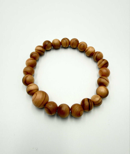 Kyoto Kitayama Cedar Wood Bead Bracelet 10mm - Kyoto Kanbe Juzu
