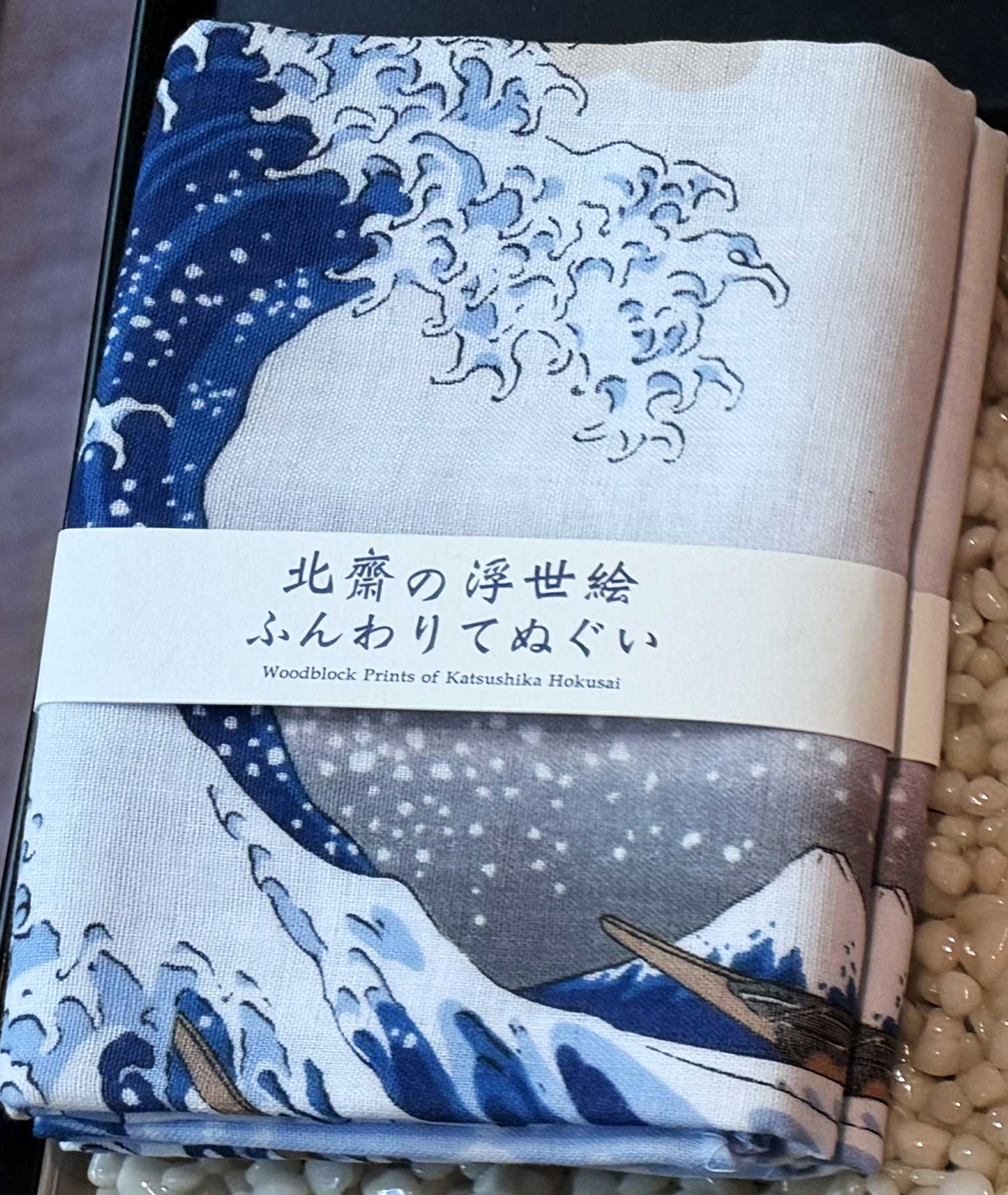 Double Gauze Hand Towel – Hokusai “The Great Wave off Kanagawa” Tenugui - Yamamotojin Shoten