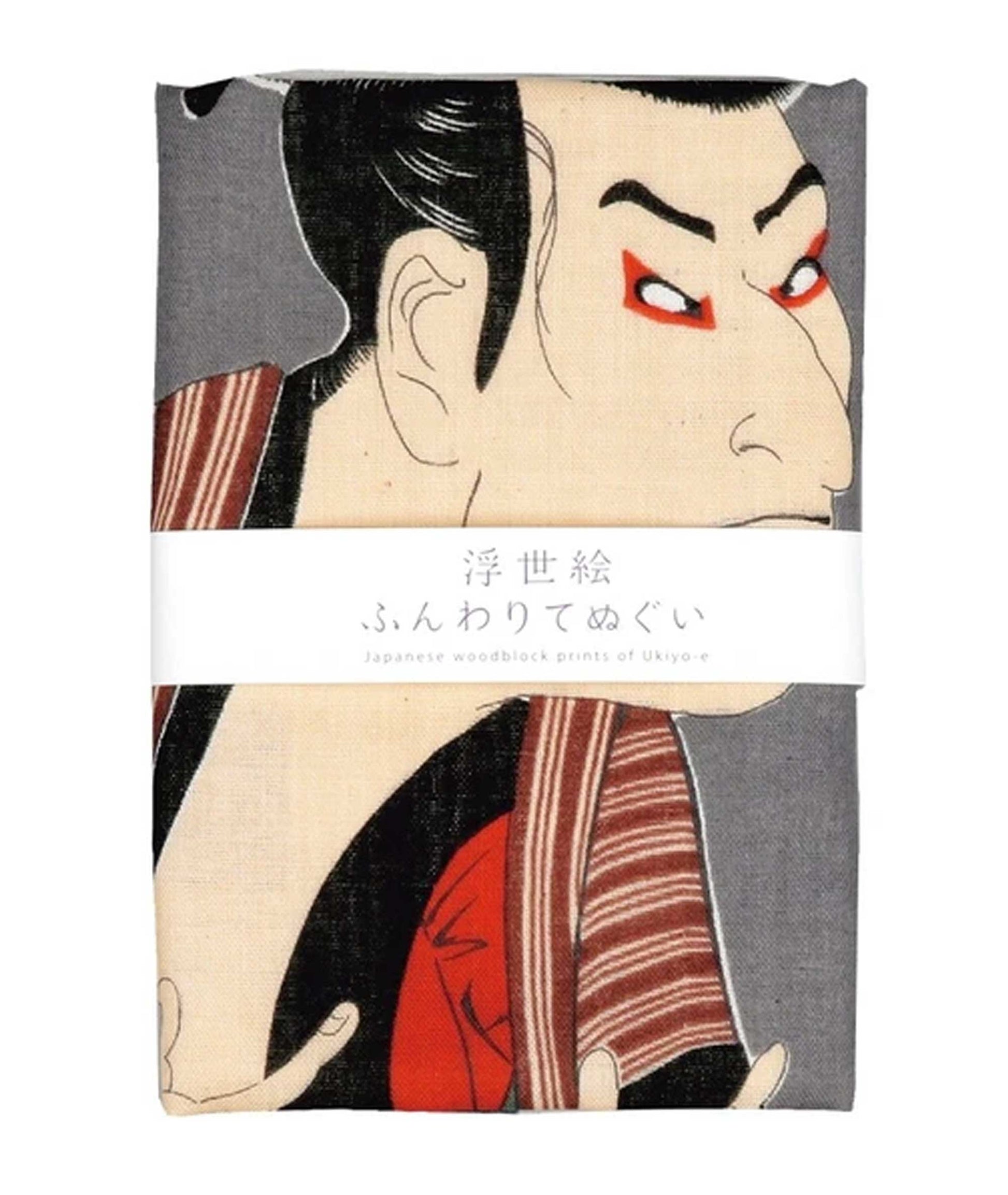 Double Gauze Hand Towel – Ukiyoe Sharaku “Otani Oniji as Edohei” - Yamamotojin Shoten