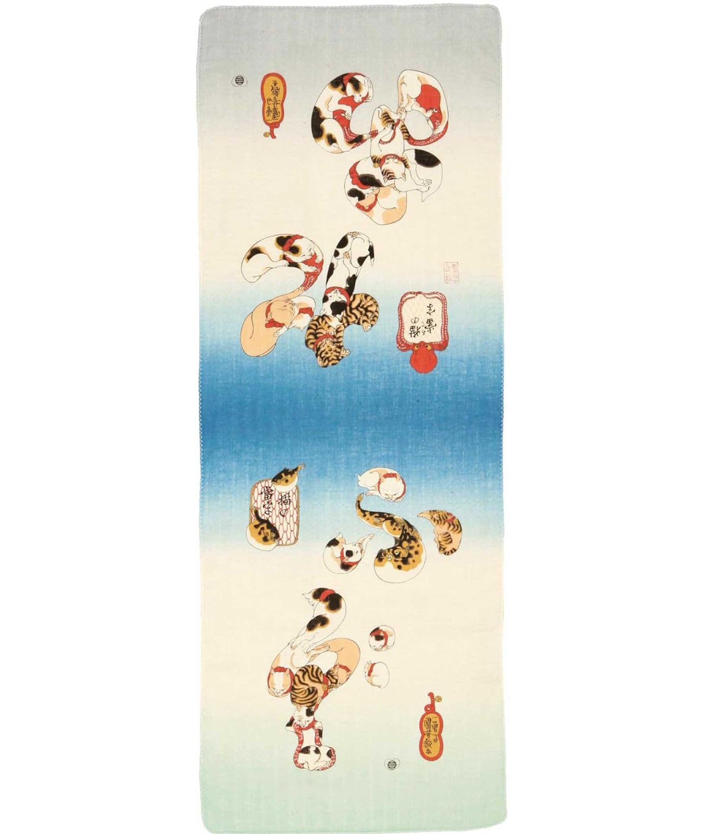 Double Gauze Hand Towel – Ukiyo-e Kuniyoshi “Octopus and Fugu” - Yamamotojin Shoten