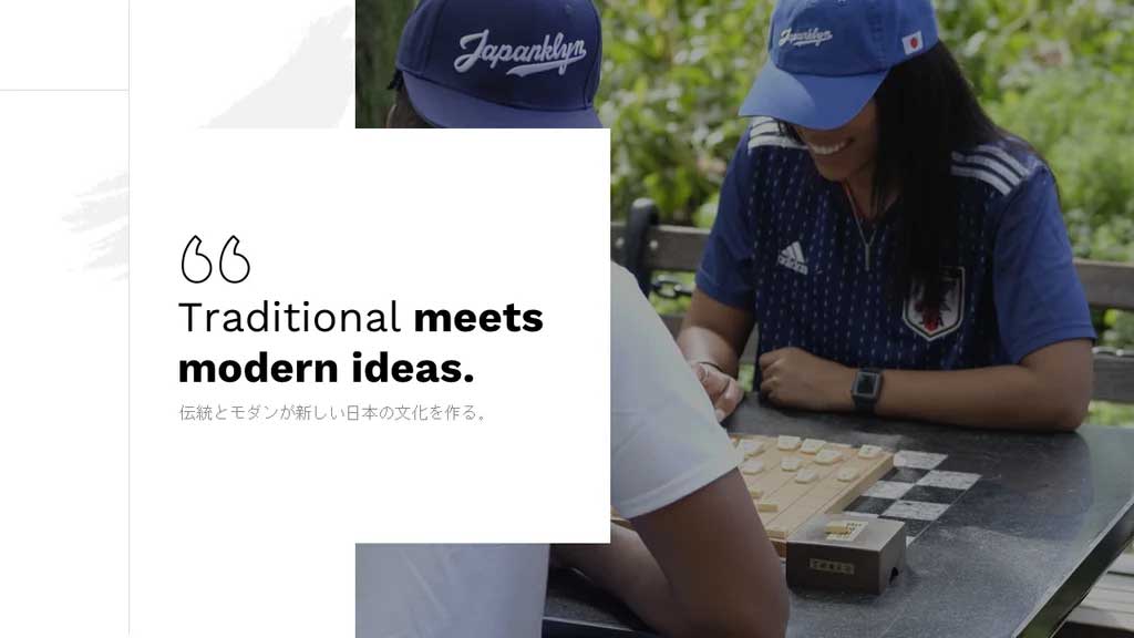 Traditional meets modern ideas - Japanklyn