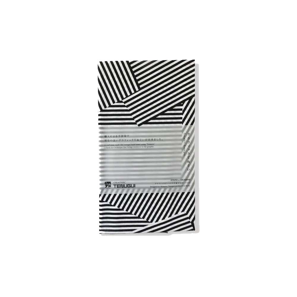 Graphic Tenugui Gauze Hand Towel - Yamamotojin Shoten