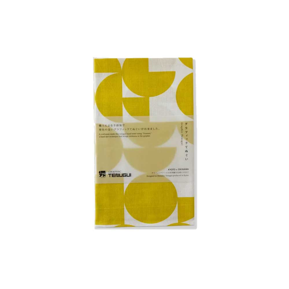 Graphic Tenugui Gauze Hand Towel - Yamamotojin Shoten